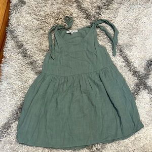 Smock dress with adjustable straps